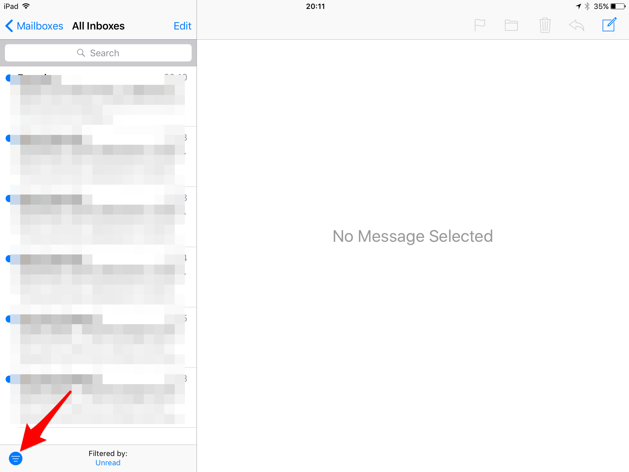 Mail filtering in iOS10 The Bitstream Live